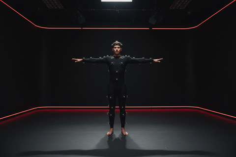Clean studio mocap or neutral animation pose (not gameplay chaos)