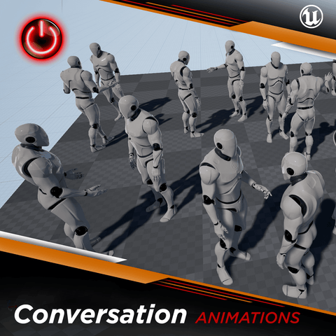 CONVERSATIONS: 3D CHARACTER ANIMATIONS Life MoCap Online UE4