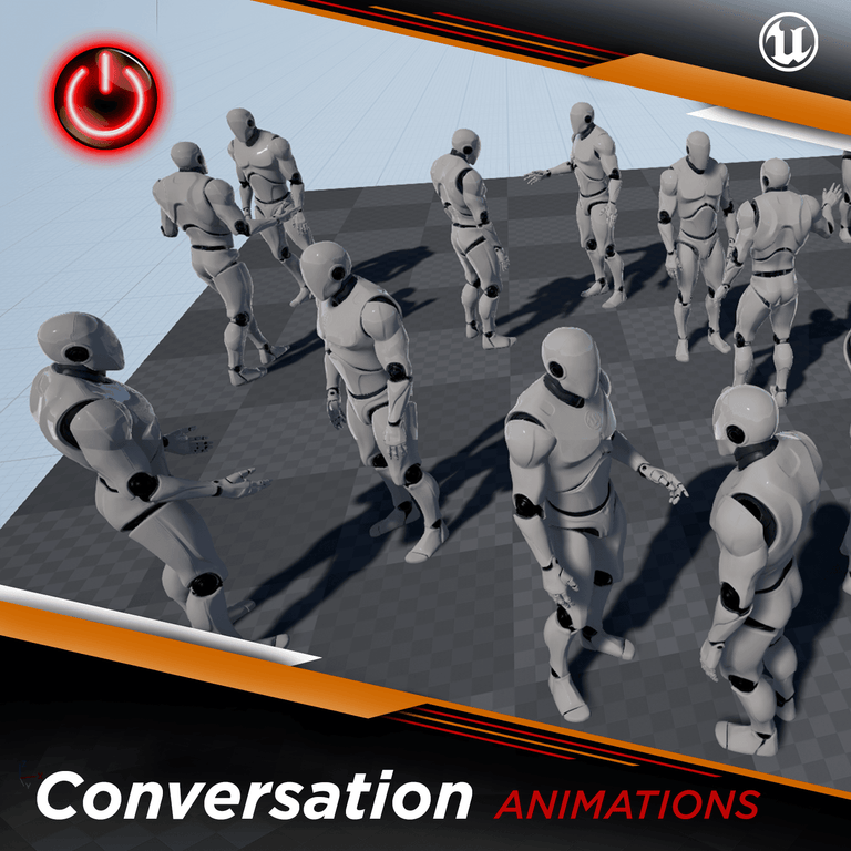 CONVERSATIONS: 3D CHARACTER ANIMATIONS Life MoCap Online UE4