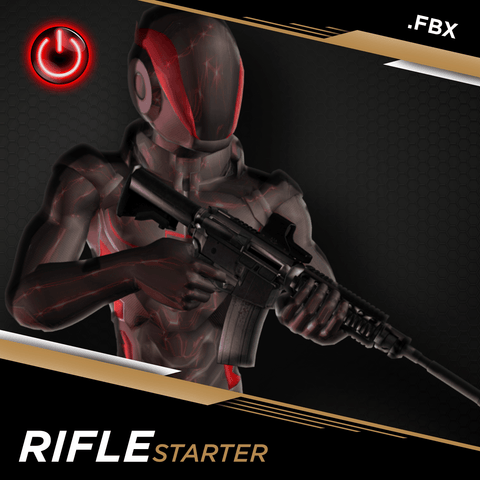 RIFLE: MOCAP ANIMATION PACKS Rifle MoCap Online FBX STARTER
