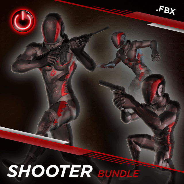 Shooter MoCap Bundle Pack - In FBX Format - MoCap Online