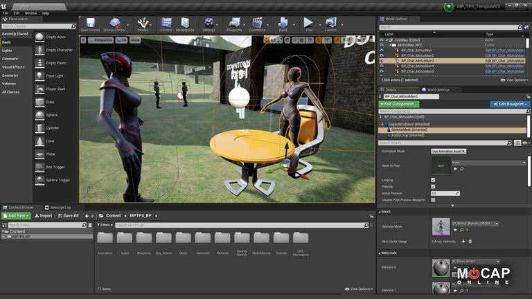 UE4 Blueprints: Multiplayer 3rd Person Shooter - MoCap Online