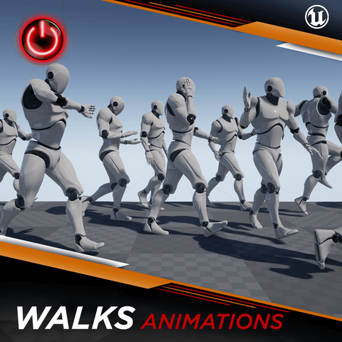 Walking - 3D Character Animations Life Motus Digital UE4