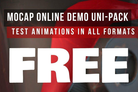 Free Uni-Pack!! - Universal Demo MoCap Pack for FBX, BIP, UE4 & Unity. - MoCap Online