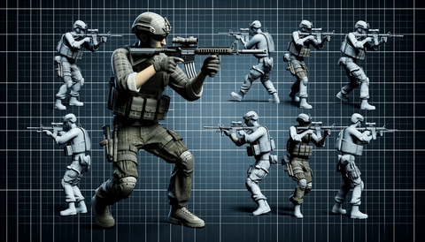 New Rifle Shooter MoCap Animation Pack: The Ultimate Resource for Military-Style 3D Animations. - MoCap Online