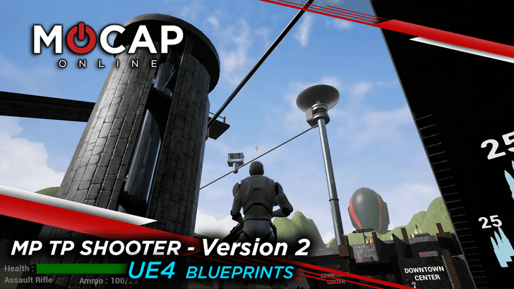 UE4 Multiplayer Shooter V2: Blueprints & MoCap Animations - RELEASED - MoCap Online