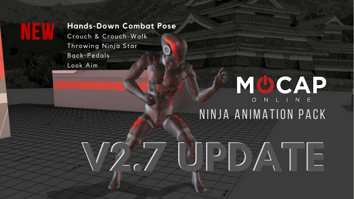 Update: Ninja Animation Pack 2.7 | MoCap Online
