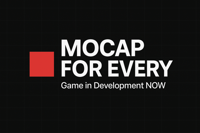 mocap for every game in development banner