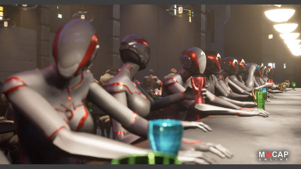 Bar Drinking - 3D Character Animations - Animation Preview