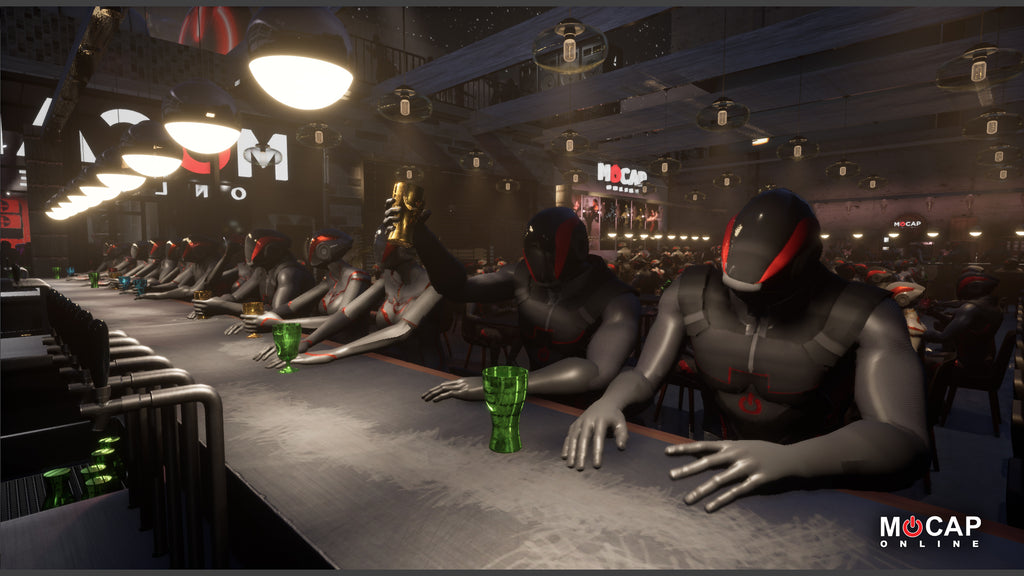 Bar & Restaurant 3D Animations: FBX, Unity, Unreal | MoCap Online