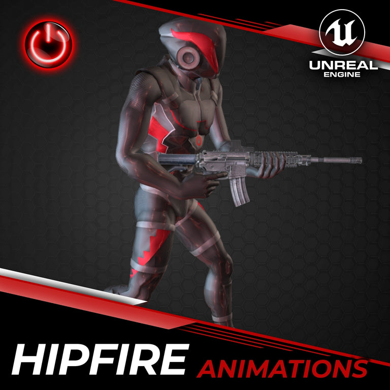 HipFire Shooter﻿ - 3D Character Animations