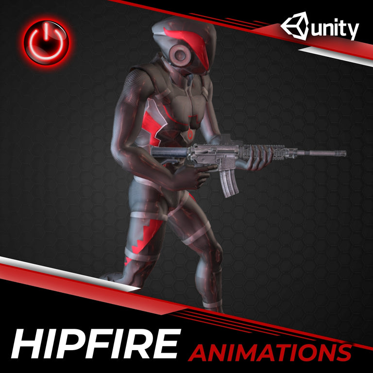 HipFire Shooter﻿ - 3D Character Animations