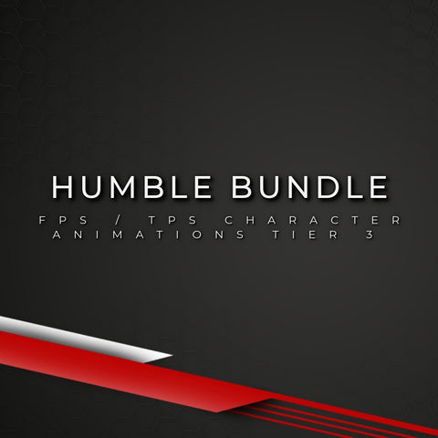 Humble Bundle Unreal FPS & TPS Animations - T3 - MoCap Online Animation Pack