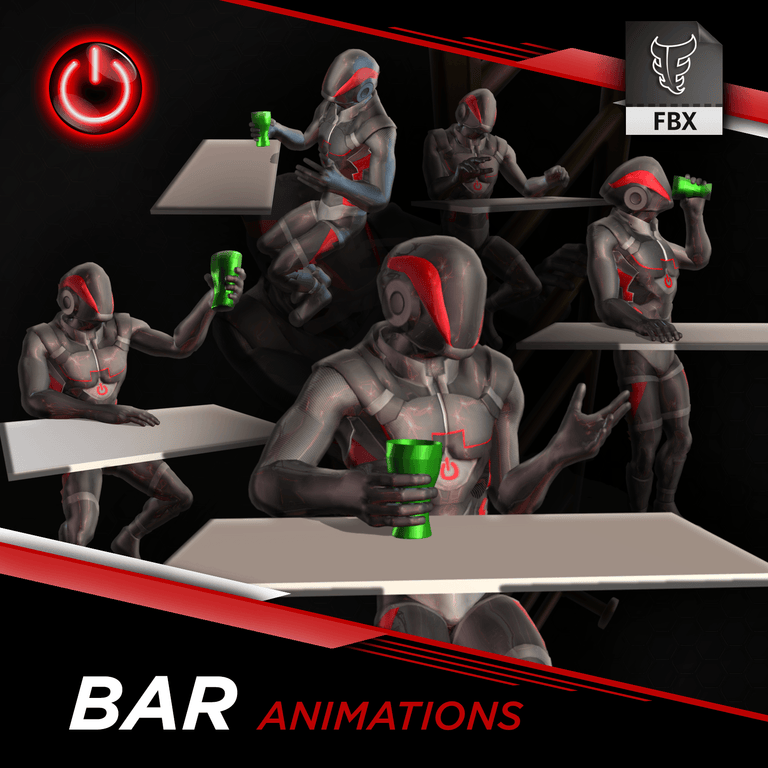 Bar Drinking - 3D Character Animations - MoCap Online