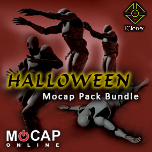 Halloween MoCap Bundle Pack - For iClone Animation software - MoCap Online