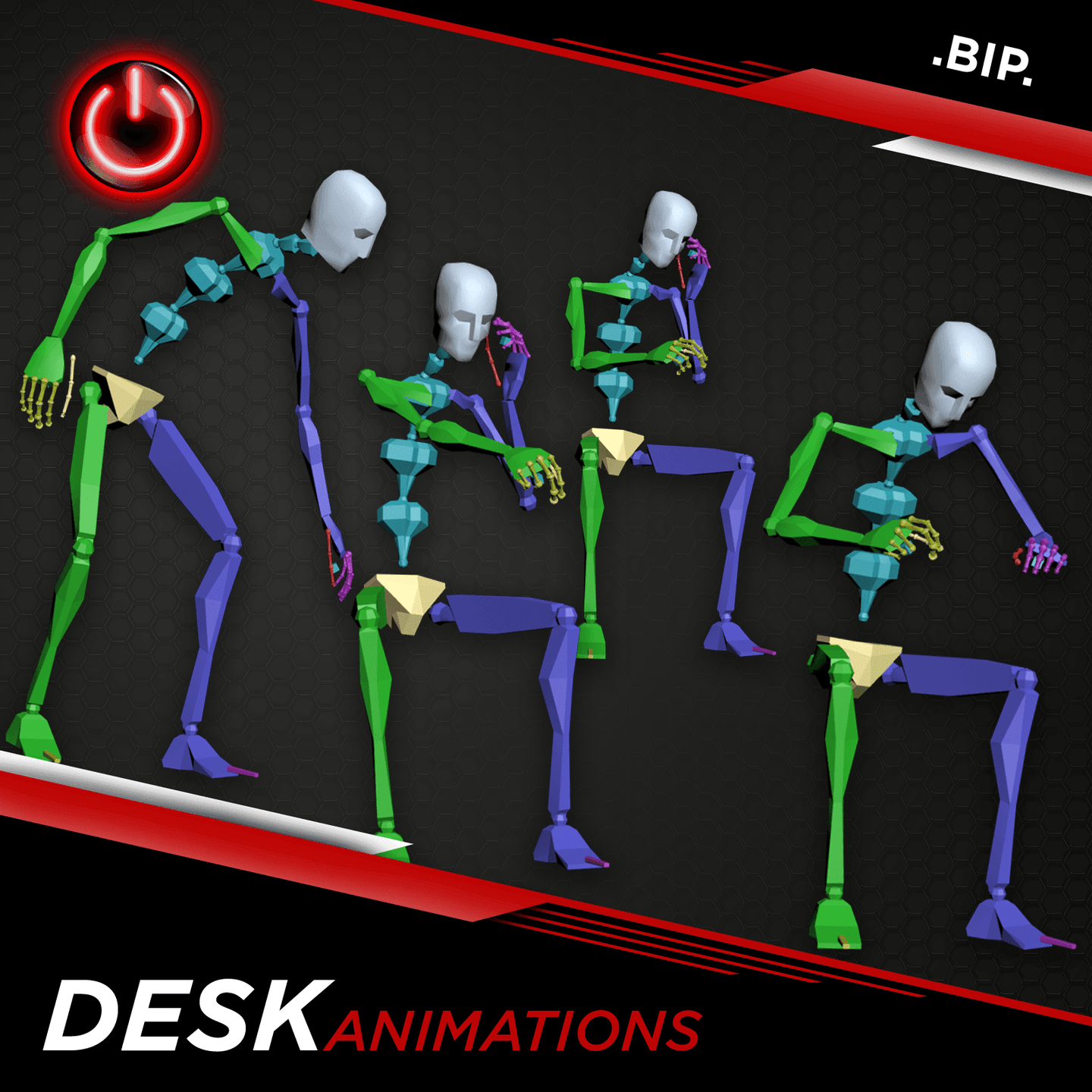 MoCap Online: BIP Animation Library for 3DS Max