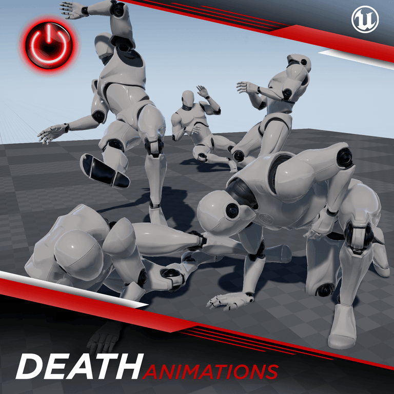 Death - 3D Character Animations Life MoCap Online UE4 
