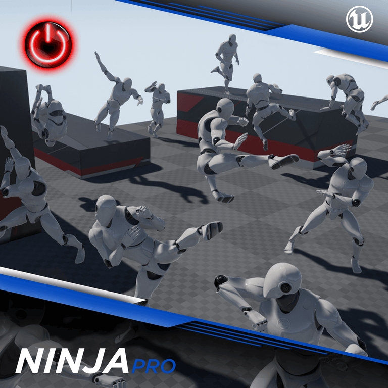 NINJA: 3D MOCAP ANIMATION PACKS Ninja MoCap Online PRO UE4 