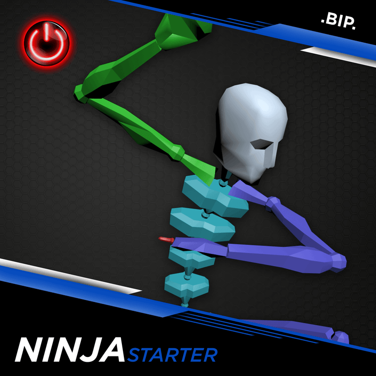 NINJA: 3D MOCAP ANIMATION PACKS Ninja MoCap Online STARTER BIP 
