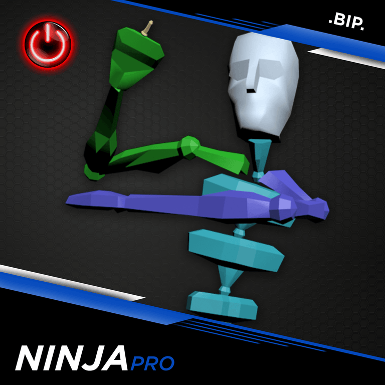 NINJA: 3D MOCAP ANIMATION PACKS Ninja MoCap Online PRO BIP 