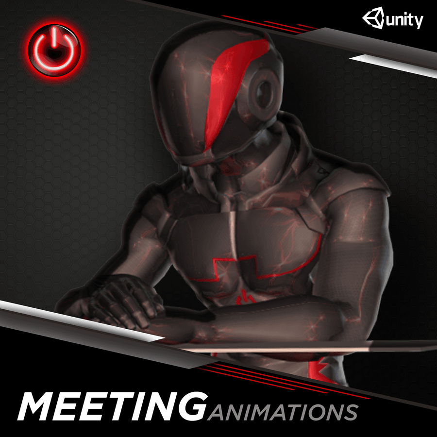 Office / Meeting - 3D Character Animations Life MoCap Online UNITY 