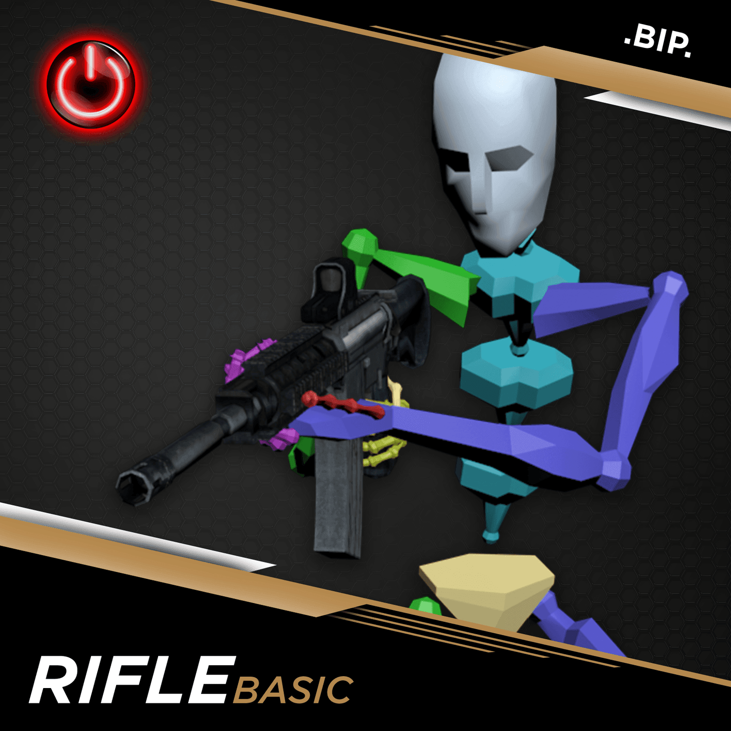 Msp Rifle Animation Rifle - MoCap Animation Pack – MoCap Online