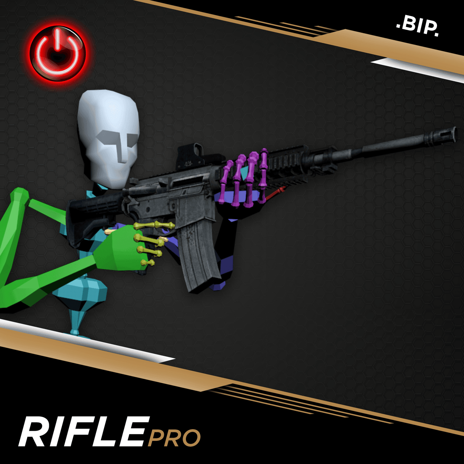 Msp Rifle Animation Rifle - MoCap Animation Pack – MoCap Online