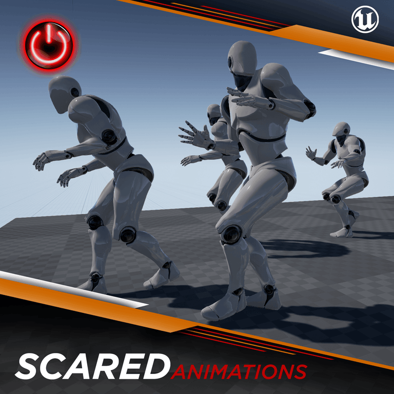 Scared - 3D Character Animations Life Motus Digital UE4 
