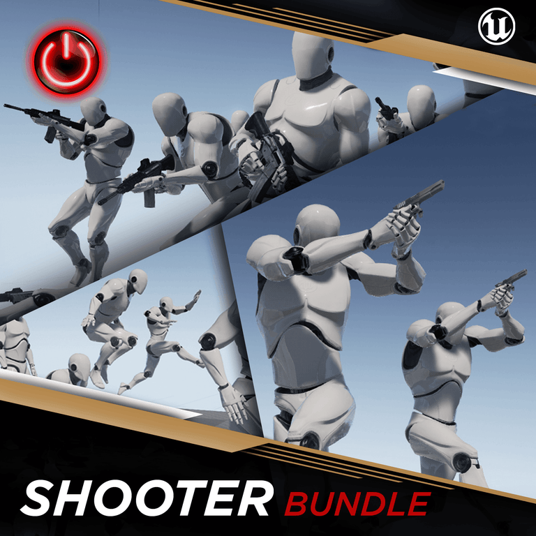 Shooter MoCap Bundle Pack - For Unreal Engine - MoCap Online