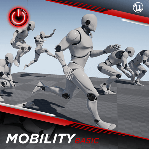 MoCap Online - [UE4] Mobility Basic: MoCap Animation Pack - 1