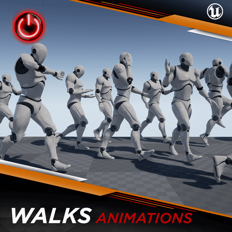 Walking - 3D Character Animations Life Motus Digital UE4 